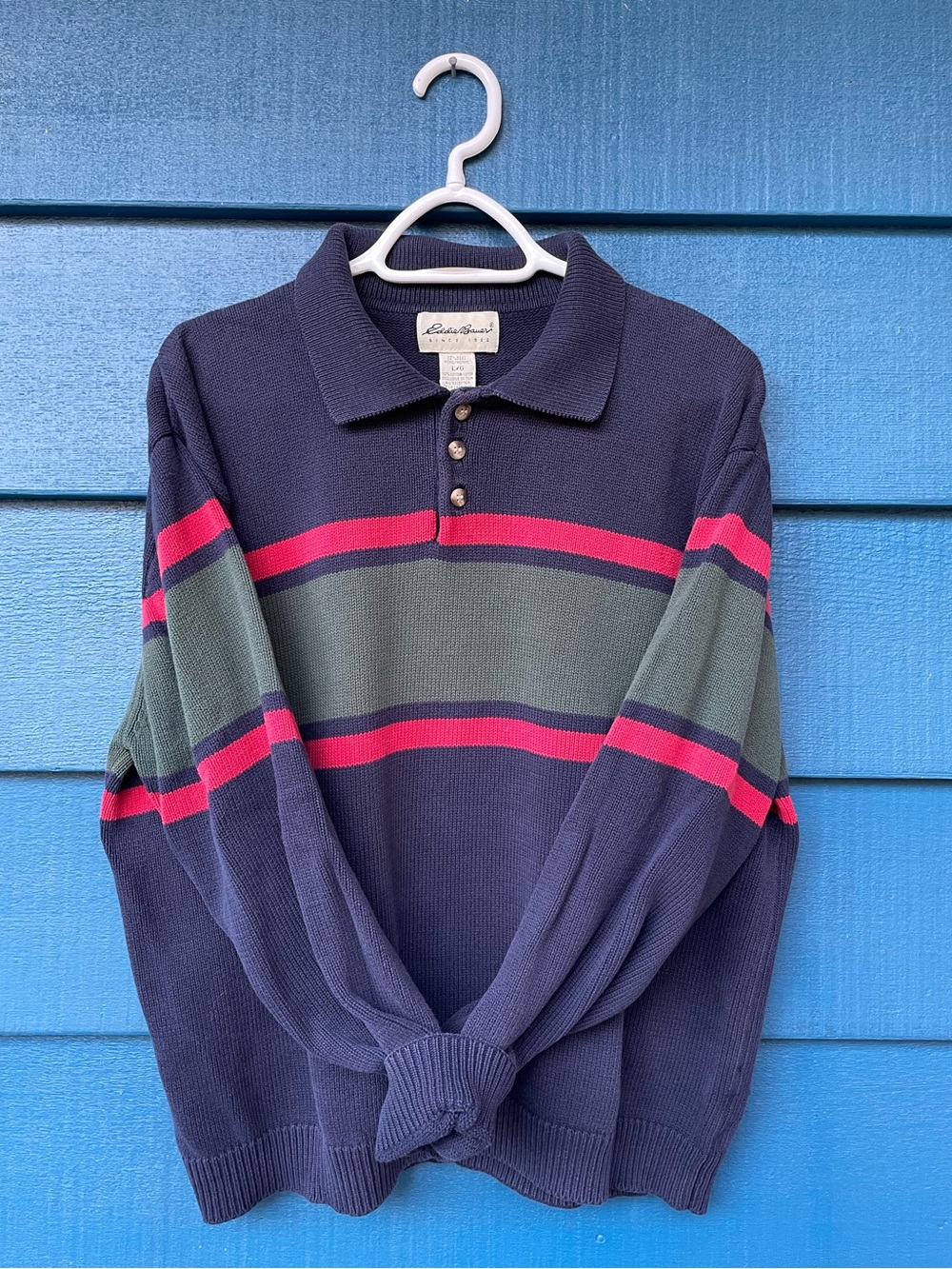 Vintage Eddie Bauer Rugby Sweater